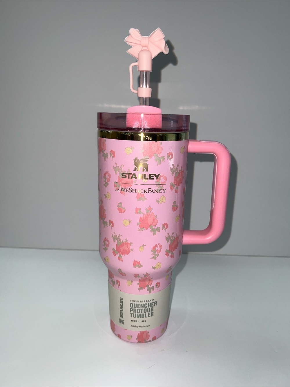 NWT Stanley x LoveShackFancy Ibiza Sunset 40oz Tumbler - Picture 3 of 10
